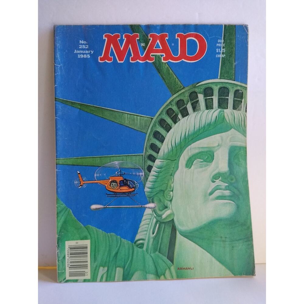 MAD Magazine #252 Family Ties Hardcastle & McCormick Comic Book 1985 Vintage